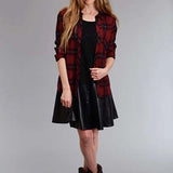 Stetson Solid Lamb (Black) - Women's Leather Skirt