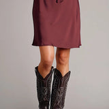 Stetson 1763 Poly Satin (Wine) - Women's Skirt
