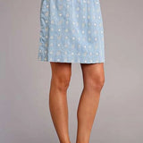 Stetson Schiffli Tencel (Blue) - Women's Skirt