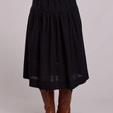 Stetson 2916 Lawn Eyelets (Black)  - Women's Skirt