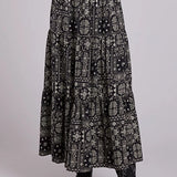Stetson Bandana Patchwork (Black) - Women's Skirt