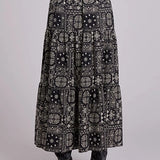 Stetson Bandana Patchwork (Black) - Women's Skirt