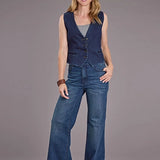 Stetson Dark Rinse Denim - Women's Vest