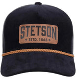 Stetson 1865 Corduroy (Navy) - Trucker Cap