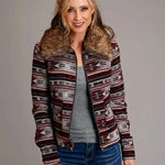 Stetson Aztec Blanket (Red) - Women's Blazer Jacket (Closeout) - Hatcountry