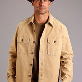 Stetson Stretch Canvas (Tan) - Men's Jacket