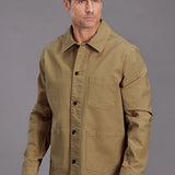 Stetson Stretch Canvas (Brown) - Men's Jacket