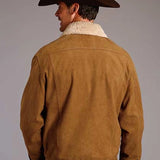 Stetson Novelty Solid Vintage (Tan) - Men's Suede Jacket