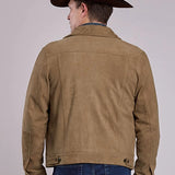 Stetson Novelty Solid "Denim" (Tan) - Men's Suede Jacket