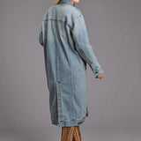 Stetson Stretch Maxi Length (Light Wash) - Women's Denim Jacket