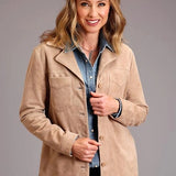 Stetson Spring I (Tan) - Women's Suede Jacket