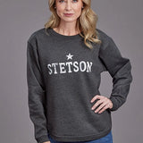 Stetson Star Logo (Grey) - Women's Hoodie Sweatshirt
