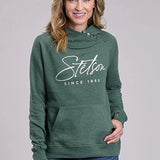 Stetson Script Logo (Green) - Women's Hoodie Sweatshirt