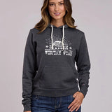 Stetson USA Sun Logo (Black) - Women's Hoodie Sweatshirt