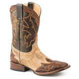 Stetson Julian (Black) - Men's Cowboy Boot