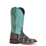 Stetson Grator (Turquoise) - Men's Alligator Cowboy Boot