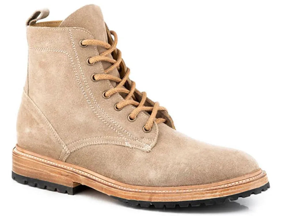 Stetson Dune (Tan) - Men's Suede Leather Work Boot - Hatcountry