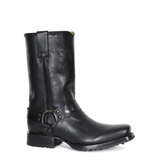 Stetson Heritage Harness (Black) - Men's Biker Boot