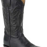 Stetson Ames (Black) - Men's Cowboy Boot