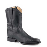 Stetson Rancher Zip Roper (Black) - Men's Cowboy Boot