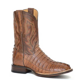 Stetson Cameron (Light Brown) - Men's Caiman Cowboy Boot