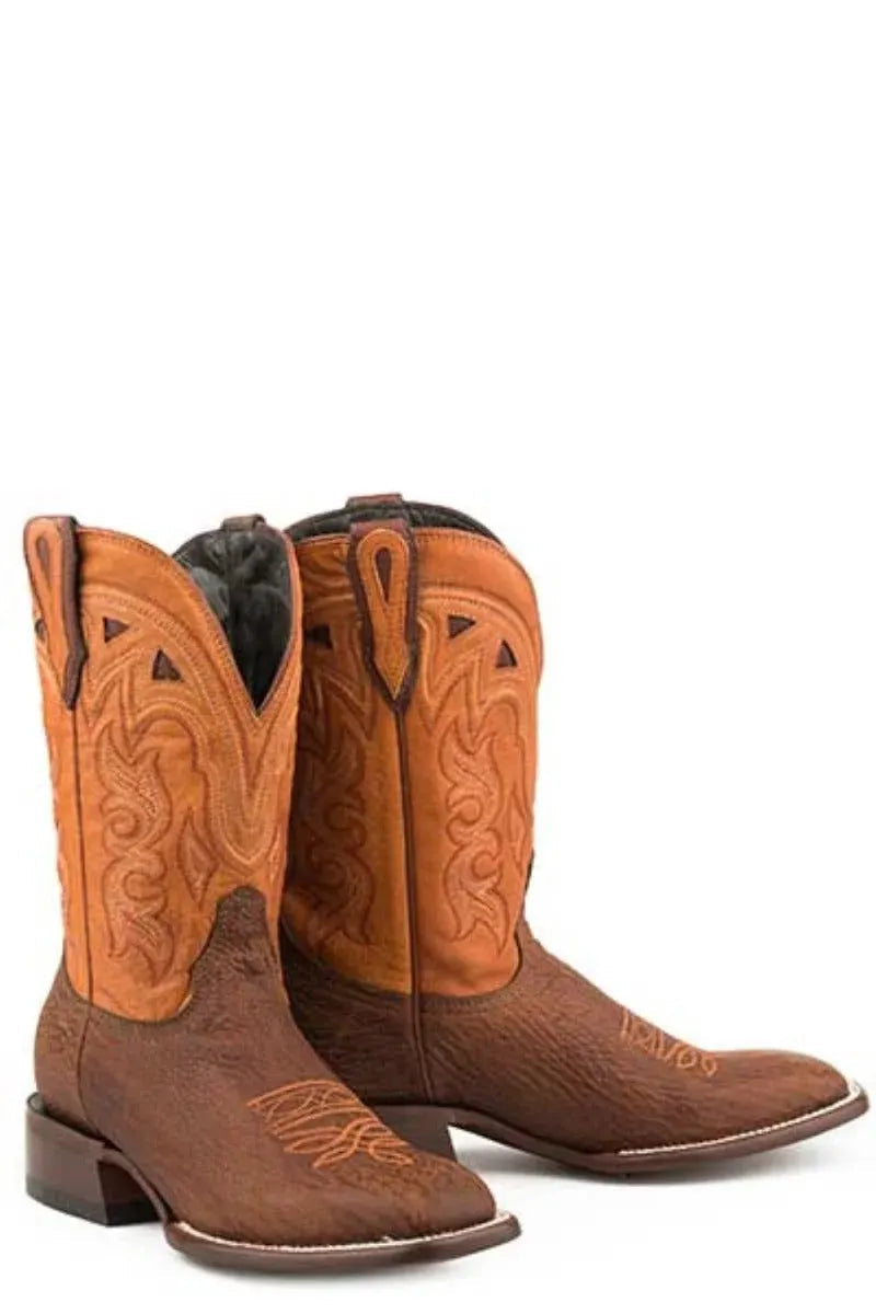 Stetson Joplin (Orange) - Women's Shark Skin Cowgirl Boot - Hatcountry
