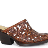 Stetson Mia (Brown) - Women's Leather Cowgirl Mule