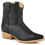 Stetson Riley (Black) - Women's Leather Cowgirl Boot