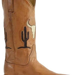 Stetson Tucson (Tan) - Women's Leather Cowgirl Boot - Hatcountry