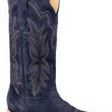 Stetson Casey (Blue) - Women's Suede Leather Cowgirl Boot
