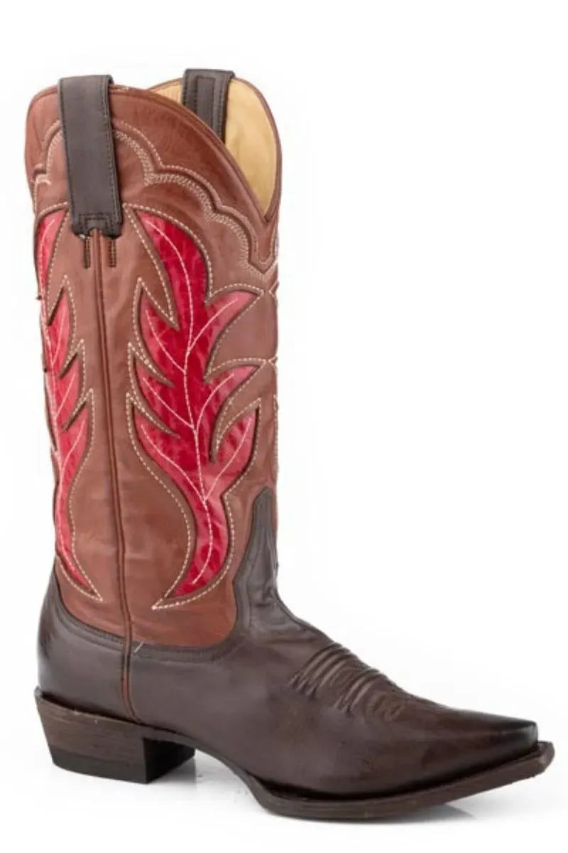 Stetson Erin (Red) - Women's Leather Cowgirl Boot - Hatcountry
