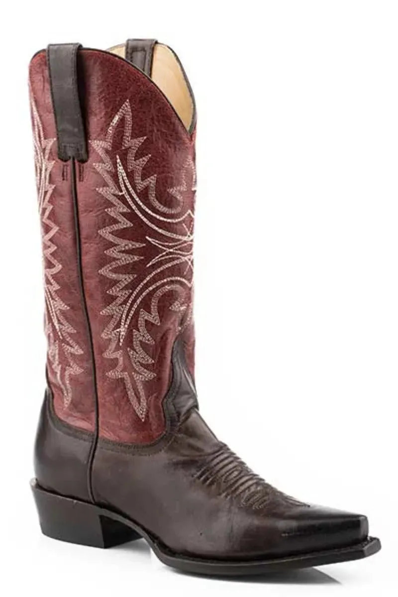 Stetson Freya (Red) - Women's Leather Cowgirl Boot - Hatcountry