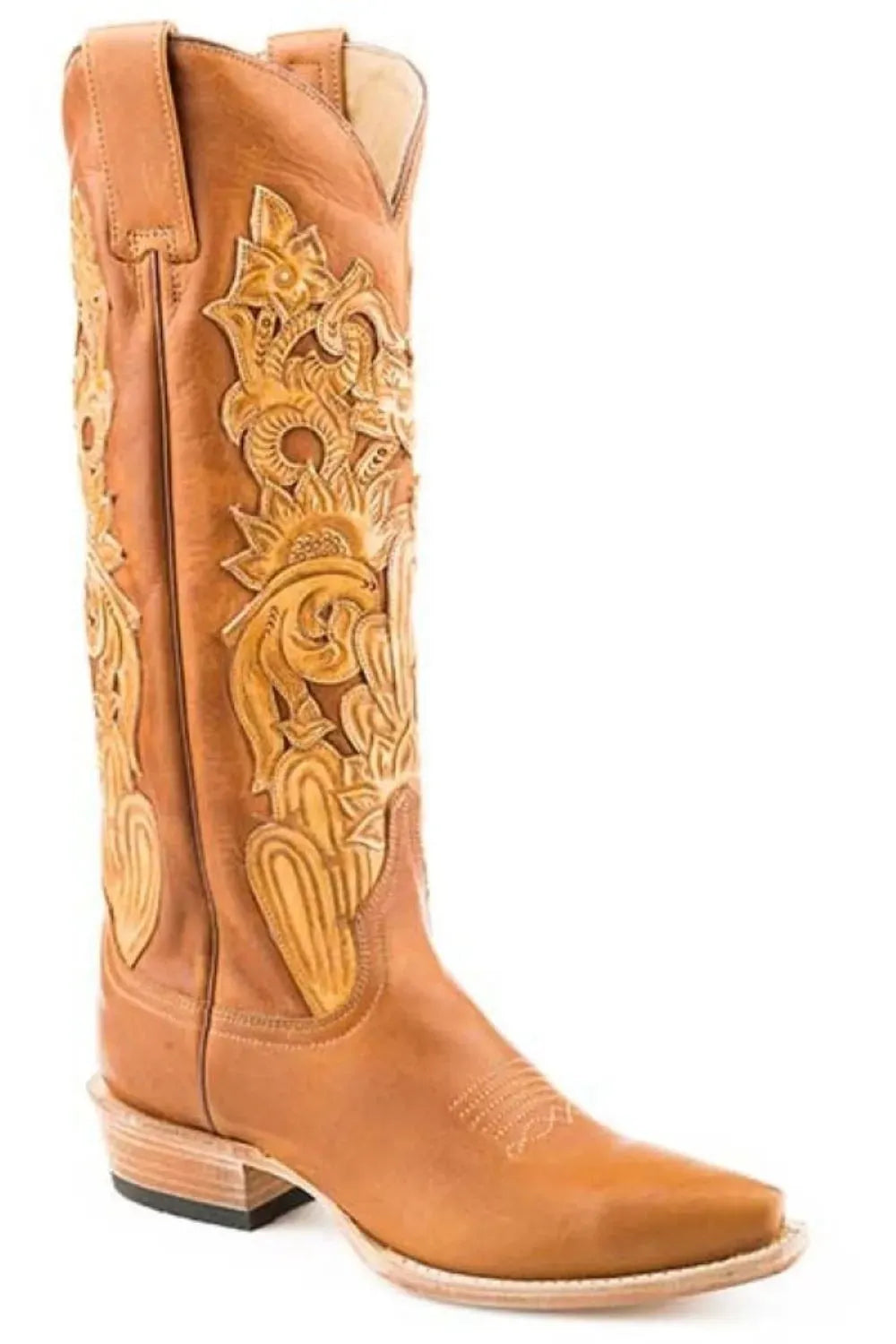 Stetson Jules (Brown) - Women's Leather Cowgirl Boot - Hatcountry