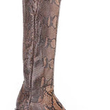 Stetson Yasmin (Brown) - Women's Python Leather Cowgirl Boot