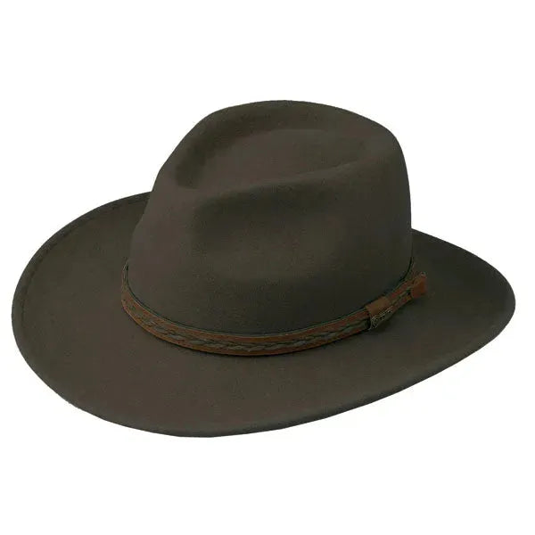 Outback High Country - Crushable Soft Wool Felt Outdoorsman Hat - Hatcountry