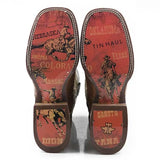 Tin Haul I'm In Stitches/Cowboy Heritage - Men's Leather Cowboy Boot