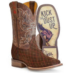 Tin Haul Asphalt Cracks with Kick Up the Dust - Men's Cowboy Boots - Hatcountry