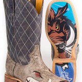 Tin Haul Not Boaring - Men's Leather Cowboy Boot