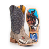 Tin Haul Not Boaring - Men's Leather Cowboy Boot