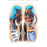 Tin Haul Not Boaring - Men's Leather Cowboy Boot