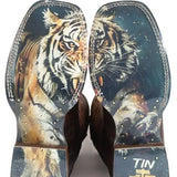 Tin Haul Slash  - Men's Leather Cowboy Boot