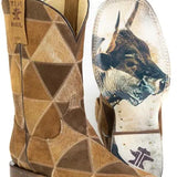 Tin Haul Wildhide Rider - Men's Leather Cowboy Boot