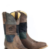 Tin Haul Blocks - Men's Leather Cowboy Boot
