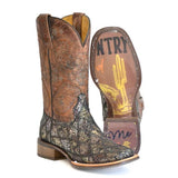 Tin Haul Paisley Python - Women's Leather Cowgirl Boot
