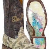 Tin Haul Sign of the Sun - Women's Leather Cowgirl Boot