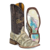 Tin Haul Sign of the Sun - Women's Leather Cowgirl Boot