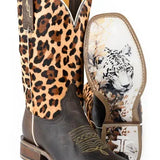 Tin Haul Wild Cat - Women's Leather Cowgirl Boot