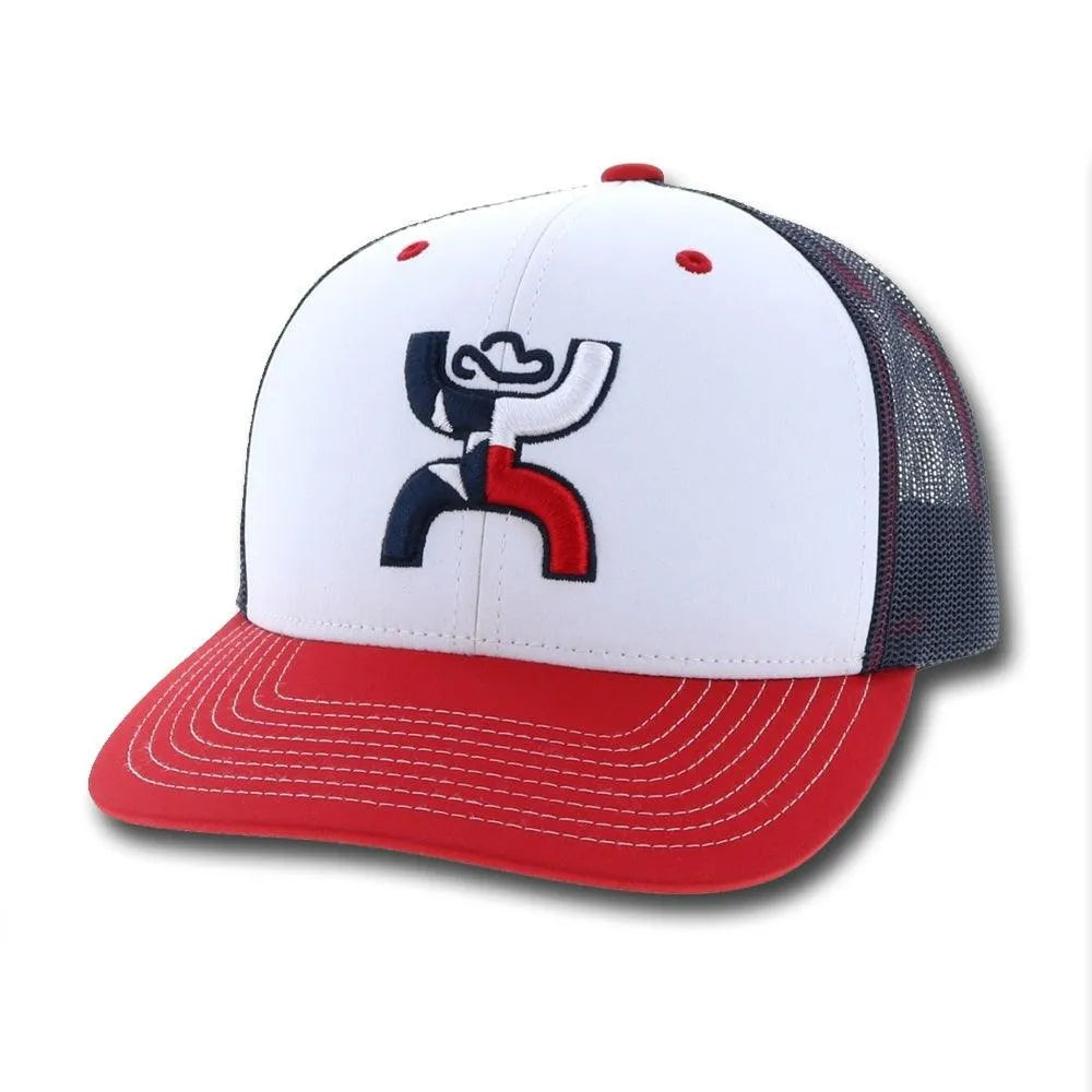 HOOey Texican (Red White & Blue) - Trucker Cap - Hatcountry