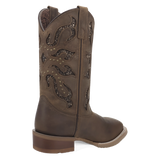Laredo Lace Lonestar - Women's Leather Cowgirl Boots