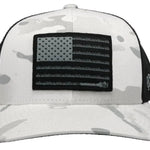 HOOey Liberty Roper Camo (White/Black) - Trucker Cap - Hatcountry